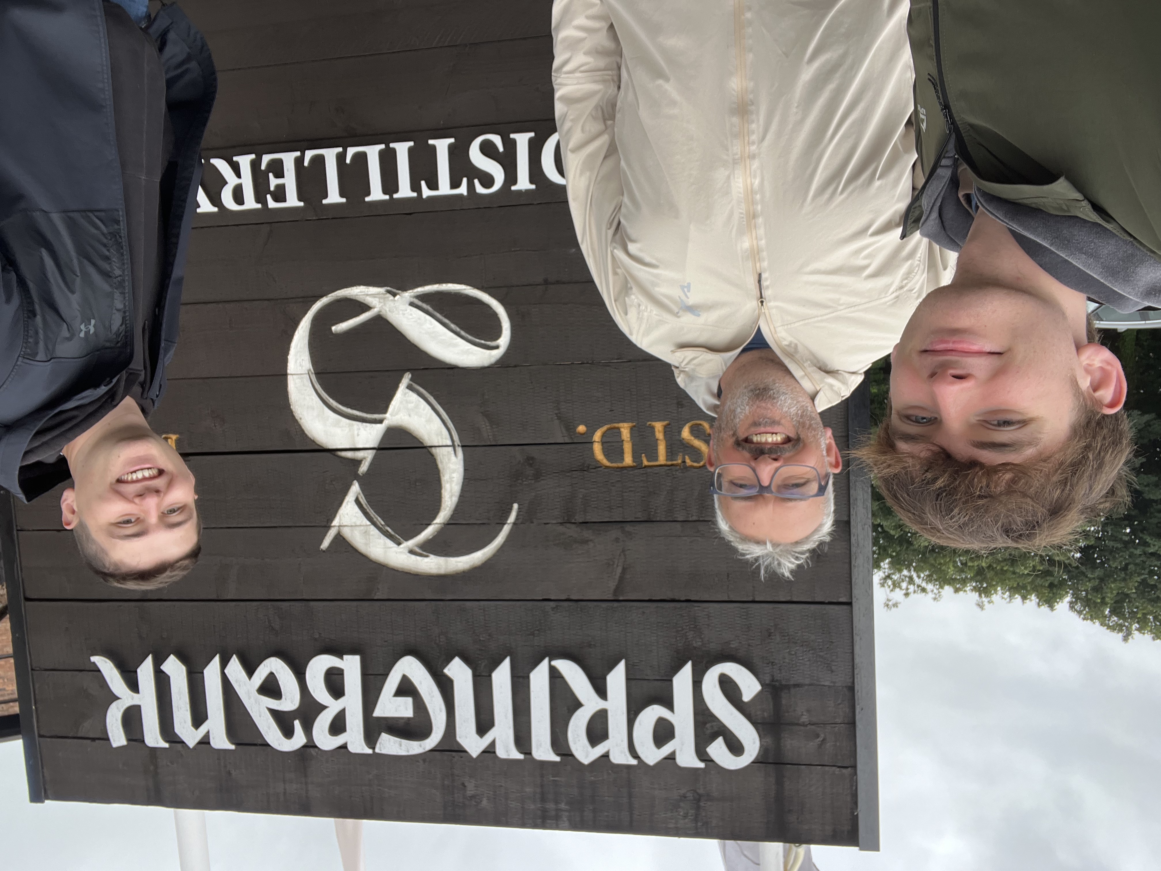 Me, my Dad, and my sister's Boyfriend.