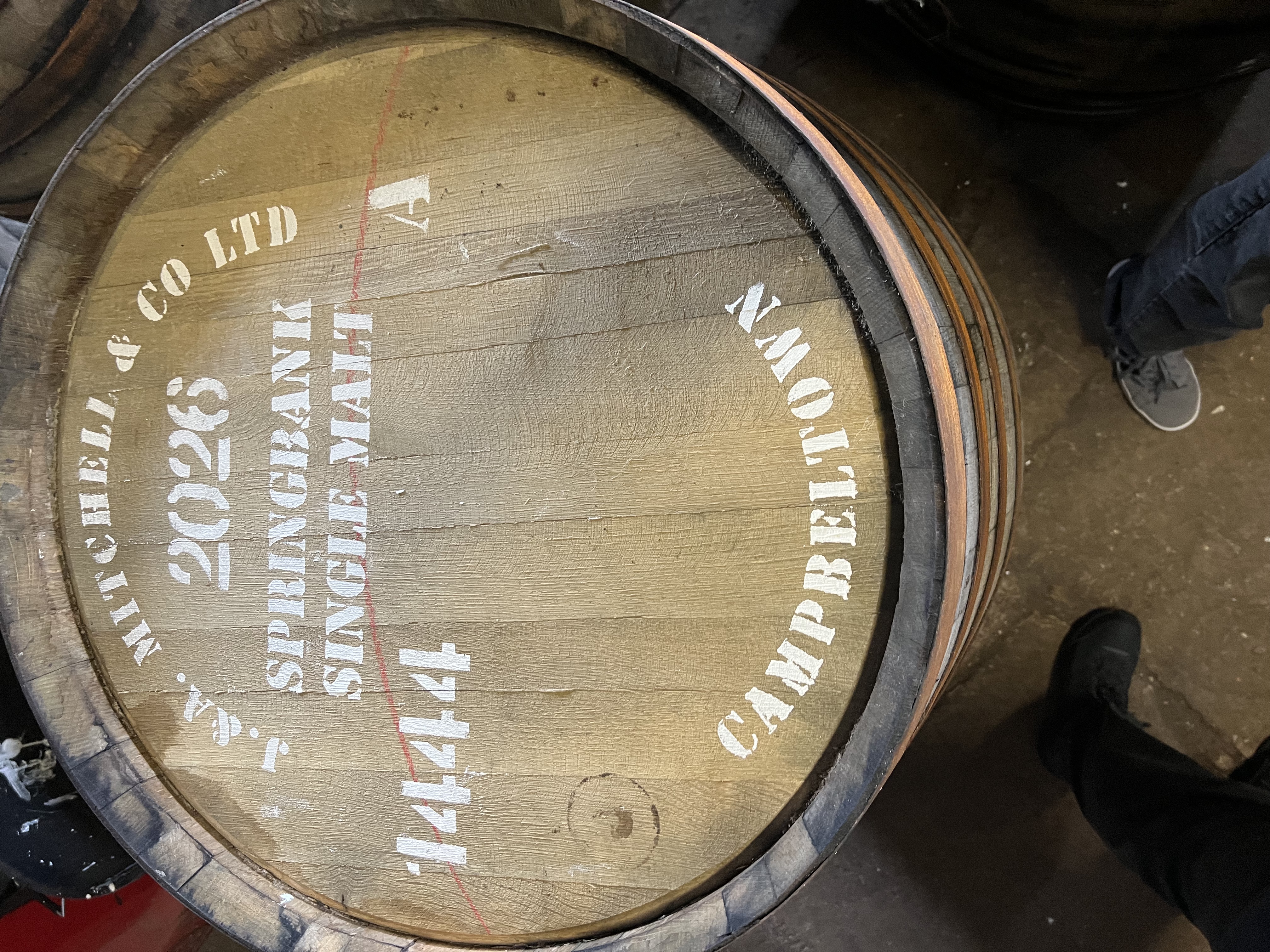 a cask head stencilled up for 2026